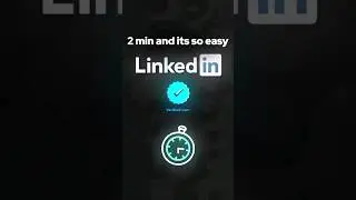 How to get Verified in LinkedIn in 2 minutes! 🕙📈😲