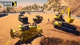 CONSTRUCTION SIMULATOR 👷‍♂️MULTIPLAYER 🚧 TIMELAPSE 🚧 BUILD A HYDROPOWER PLANT WITH FRIENDS U.S. MAP