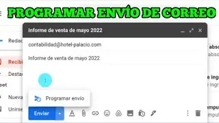 Como programar el envio de un correo, enviar correo en fecha futura