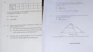WASSCE 2022 Core mathematics paper 2 Section B Questions