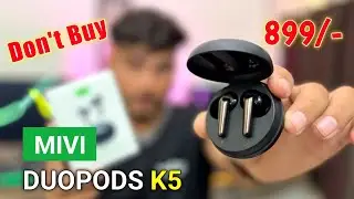 MIVI Duopods k5 : Unboxing & Review ⚡ Good Sound Quality But Don't Buy ?