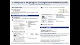 Creating an Academic Poster in PowerPoint