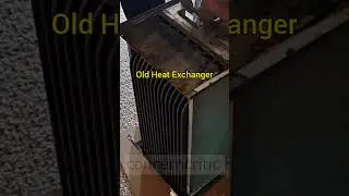 Old and New Furnace Heat Exchanger