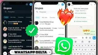 SAIU🔥 WHATSAPP DELTA ATUALIZADO 2024 FUNCIONANDO COM NÚMERO DIRETO.✅️