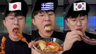 World Food Battle | Japan vs Greece vs Korea