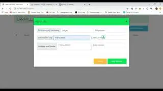 How to create Laravel 6 Crud Part 2 (Data Insertion) Using Bootstrap Modal with Source Code