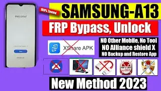 Samsung galaxy A13 Frp  Android 13 by Unlocktool just 1 click