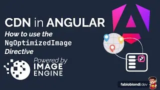 How to use CDN and NgOptimizedImage in Angular  (TEASER) - Powered by ImageEngine