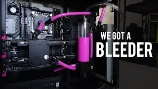 Custom Water Cooled Build Log 4 - The Pink Loop REVEAL