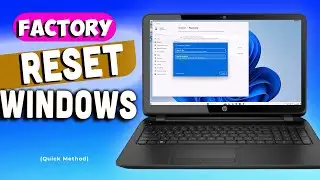 How to Factory Reset a Laptop On Windows 11 #ITNEXT