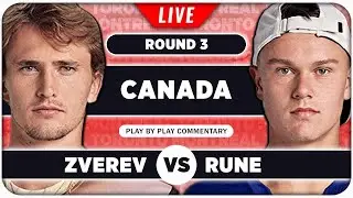 ZVEREV vs RUNE • ATP Montreal 2024 • LIVE Tennis Play by Play Stream