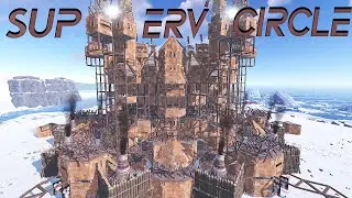 Superv Circle base | Open Core + Widegap/Mroof | Tutorial | Circle Base Rust | Base Building 2024