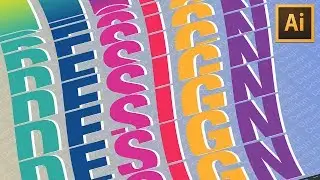 Deconstructed Typography Poster in Adobe Illustrator | Adobe Creative Cloud