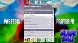 | PASTEBIN | Blade ball script   -Auto parry and MORE!-