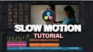 SLOWMOTION Tutorial in Davinci Resolve 16 | Convert 60fps to 24fps