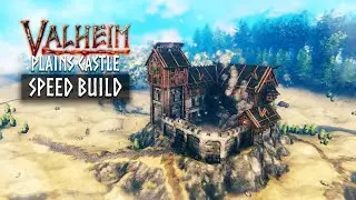 Valheim - I Speed Build a Plains Castle