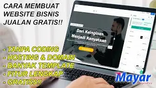 Cara Membuat Website Bisnis Penjualan Lengkap Gratis Tanpa Coding Menggunakan AI | Mayar ID