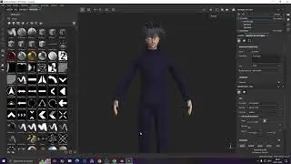 Modelling Megumi Fushiguro Blender Part 18 ( texturing in substance painter)