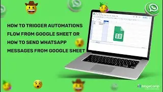 How To Send WhatsApp Messages From Google Sheet to Whatsapp API? MageComp