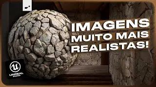 Como usar o DISPLACEMENT para criar TEXTURAS mais REALISTAS no Unreal Engine 5.4