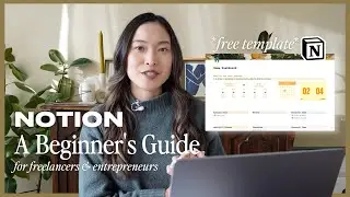 How to use Notion for Beginners ✨ | Your Free Notion Dashboard Template 🎁