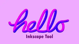 Learn to Draw Text and Blend Text in Inkscape