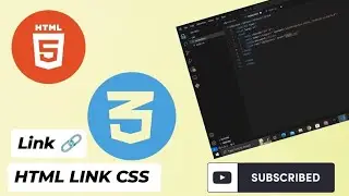 How To Link CSS To HTML In Visual Studio Code | CSS Ko HTML Se Link Kise Kre Visual Studio Code Mai|