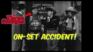 S4E9-"Three Stooges!"- Curly's ON-Set Accident SECRETLY Revealed from this Short!