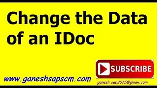 Tutorial on changing the data in  IDoc and reprocess in SAP || WE19 || WE05 || BD87 || SAP Interface