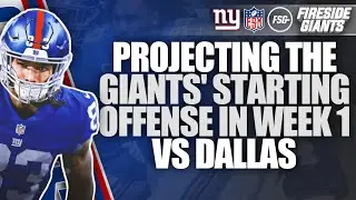 Projecting the Giants' starting offense in Week 1 against Dallas