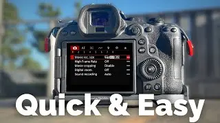 Canon R6 Mark II Video Settings for Beginners | Set Up Tutorial