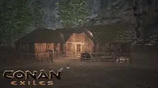 HOW TO BUILD A MEDIEVAL TOWN #3 - THE TAVERN [SPEED BUILD] - CONAN EXILES