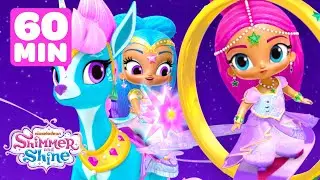 Shimmer and Shine Play Glitter Ball & Sports w/ Unicorns! | 1 Hour Compilation | Shimmer and Shine