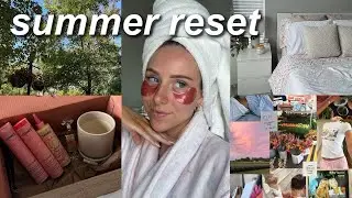 SUMMER RESET 🌺 vision board, bucket list, deep cleaning, glow up, + prep! (getting my life together)