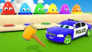 Wheel on the Bus and Egg surprise Songs | Nursery Rhymes | Wheel Craft City Compilation