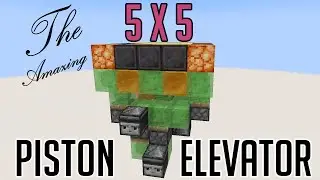 Minecraft 5x5 Elevator Made EASY