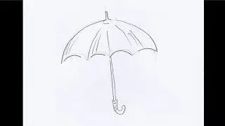 How To Draw an Umbrella