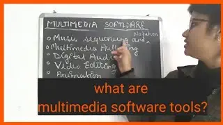 What are Multimedia software tools?