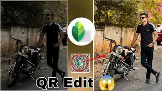 snapseed Qr code photo editing tutorial new tricks | snapseed qr code free download