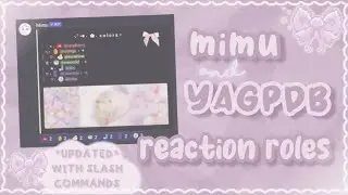 how to make reaction roles with mimu and YAGPDB | tutorial | 2023 UPDATED 、ely. °｡˚☁