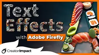 How to use Adobe Firefly Text Effects (Adobe Firefly Tutorial)