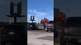 exploding a plane