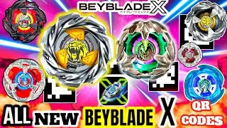 BEYBLADE X APP Hasbro ALL NEW BEYBLADES QR CODES | CLAW LEON + LANCE KNIGHT HASBRO BEYBLADE X APP