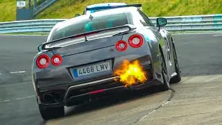 The Craziest EXHAUST FLAMES of the Nürburgring! E36 Turbo, R34 GTR, Evo, Impreza etc