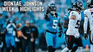 Diontae Johnson Week 6 Highlights 🔥| Panthers vs Falcons