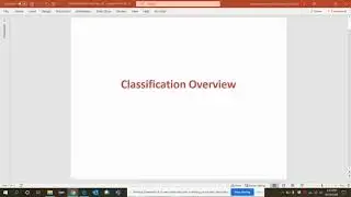 classification Overview