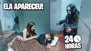 PASSAMOS A NOITE NA CASA DA MENINA ESTRANHA!! (Ela apareceu..)