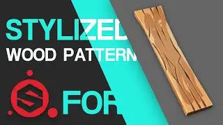 Stylized Wood Pattern for Substance Painter