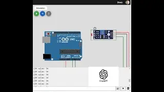 LDR simulation with Arduino and ChatGPT