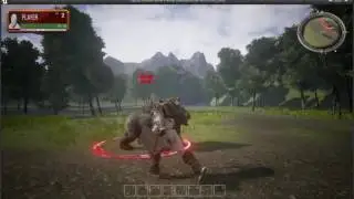 UE4 Lock On target decal WIP